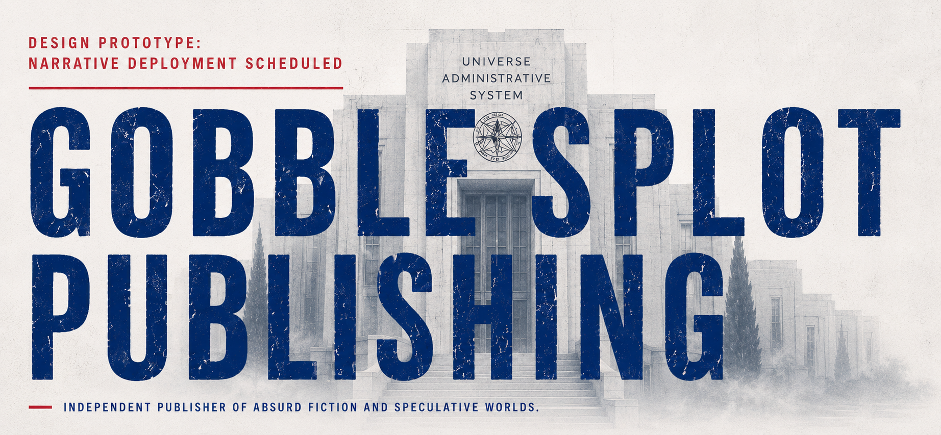 Independent British publishing · Absurd fiction & speculative worlds